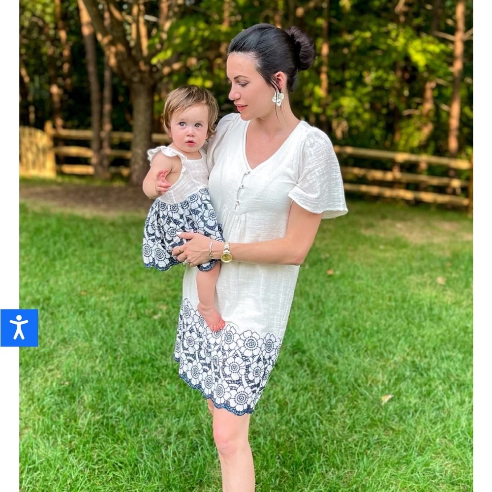 NWT Everly Grey Paula Dress XS & Baby Dress 12M Mommy/Baby Matching